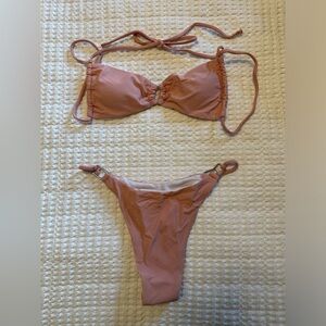 Pink SHEIN Bikini Set